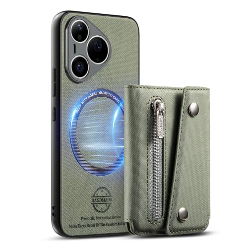 Housse Huawei Pura 90 Pro magnétique pour vos sorties et voyages en vert