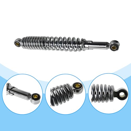 Silscvtt Chrome Eye to Eye Shocks 335mm (13 1/8inch) Replacement for Honda S65 CL CT70 XL75 CL90 CT90 CM90 S90 CM91 CT110 Silver by Silscvtt - Image 5