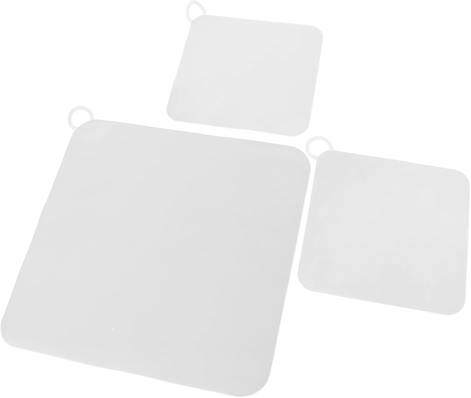Yardwe 3pcs Rubber Shower Drain Covers Bathtub Stoppers Water Seal Floor Drain Stoppers White Anti-Odor Bath Tub Plugs for Bathroom and Kitchen Use
