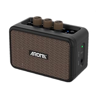 1.5W Peak Power & Dual 1.75" Speakers: Compact 363g body with 5W peak output and dual 1.75-inch speakers, delivers impressive sound for daily home practice. The overdrive switch works perfectly for rich tone, bringing great playing fun. 2-in-1 Guitar...
