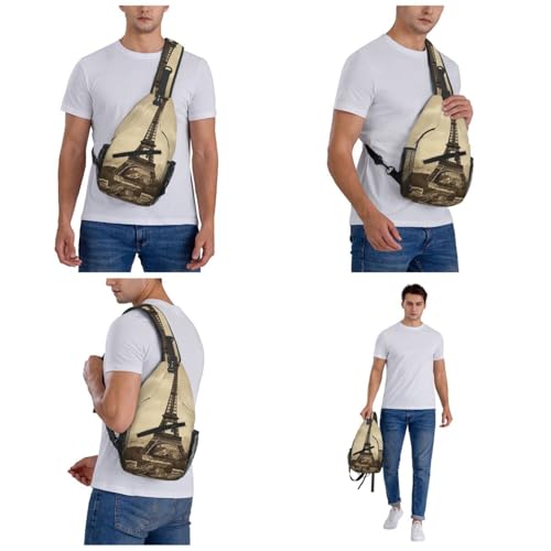 Bolso cruzado pequeño para mujeres y hombres estilo vintage miniatura 7