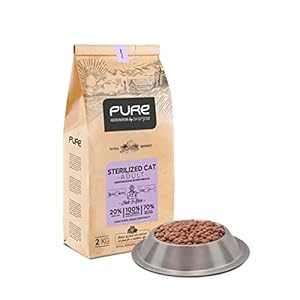 Avantis Pet Pure Sterilised Cat – Pienso para Gatos Adultos Esterilizados – Todo Tipo de Razas a Partir de los 12 Meses – 2 kg – Comida Seca 100% Natural con Pescado y Arroz