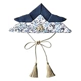 [regalo] 被れる 兜 ベビー 赤ちゃん 初節句 帽子 五月人形 男の子 0歳 1歳 2歳 3歳 ベビー用 タッセル付き兜 (セレストネイビー)