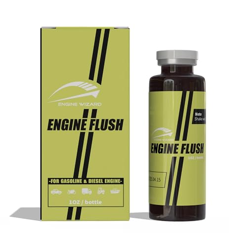 Engine Wizard - Engine Flush, Deep Clean & Protect, Removes Sludge | Engine Oil Additive (1 fl. oz)