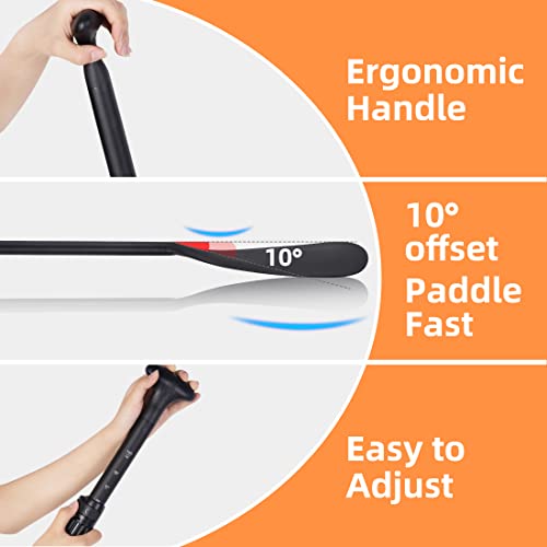 image for LEDONNE SUP Paddle Adjustable 4-Piece Stand UP Paddle Floating Lightwe