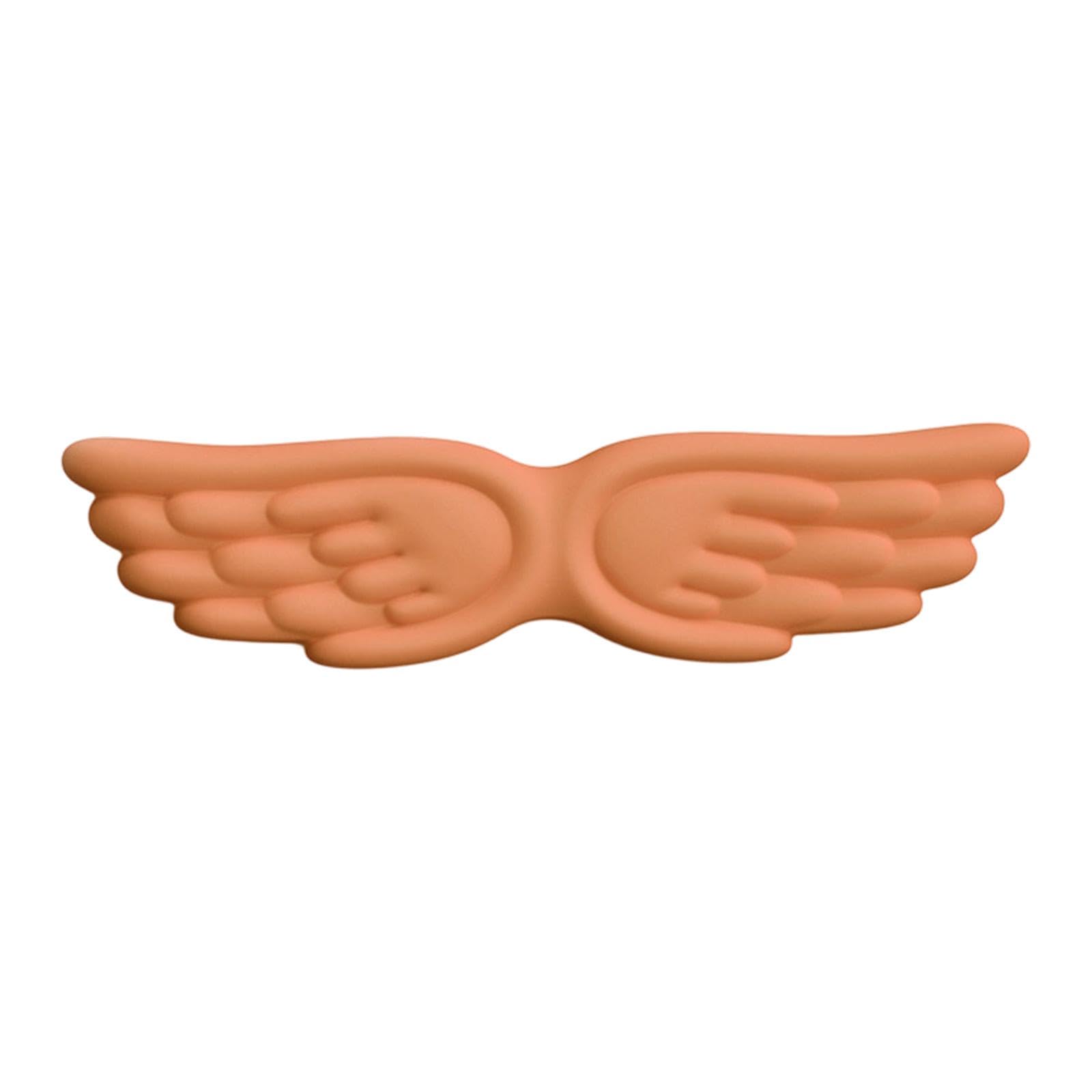 Reposamuñecas para Teclado de Muñeca Almohadilla de Silicona Función Ergonómica Superficie Antideslizante Apto para Oficina Hogar Taller, Naranja