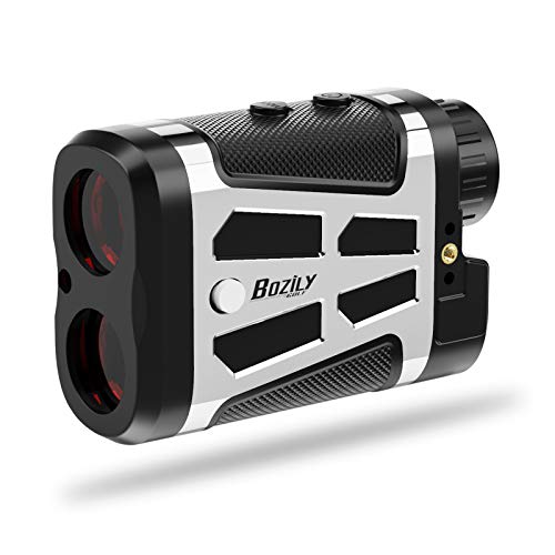 Golf Range Finder with slope, Bozily 1000 Yards Flag Lock Slope Calculation Continuous Scan, Measurement Laser Range Finder 6X Magnification Rangefinder