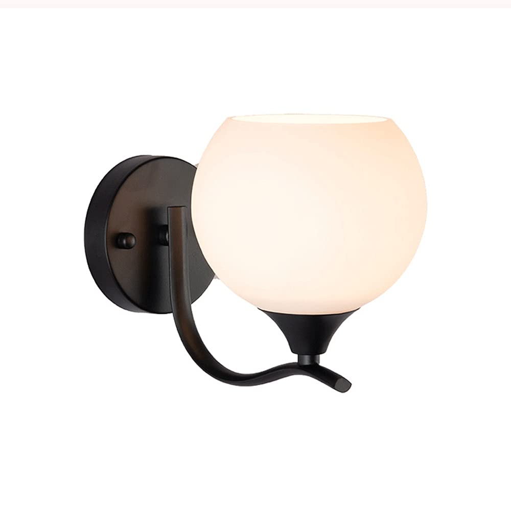 Aplique de pared moderno con portalámparas E27 y cristal para iluminación ideal