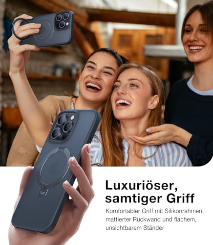 iPhone 14 Pro Hülle MagSafe Torras Ostand Q3 Spin mit 360° Ständer