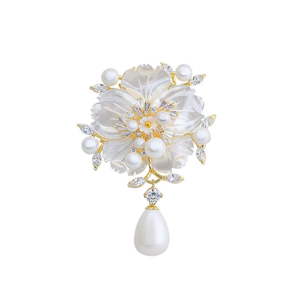 Broche fleur de cerisier pin's mode pour veste et écharpe