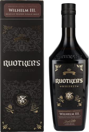 Ruotker'S Wilhelm Iii. Heavily Peated Single Malt Whiskey 46% Vol. 0,7L In Giftbox
