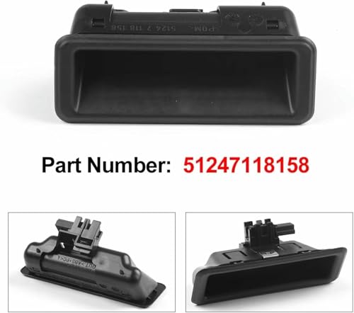 Interrupteur d'ouverture de hayon BMW 7118158 poignée commande coffre E90 E60 E70