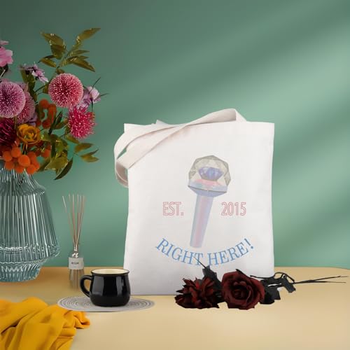 Bolsa Tote de Lona Koreana para Fans de 17 Grupo miniatura 3
