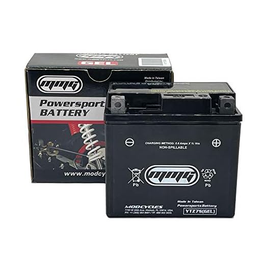 MMG YTZ7S 12v Gel Cell Non Spillable Activated Scooter Battery for Honda Metropolitan Ruckus Elite Aero PCX125 PCX150