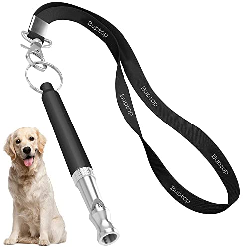 Dog Whistle To Stop Barking,Dog Whistle,Adjustable Ultrasonic Silent Dog Whistle, Professional Recall Dog Training Whistles, With Lanyard(Black) #TOP2