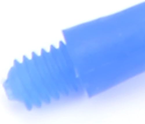 Miniatura 8 de Qiilu Cuesoul Dardos Vuelos integrados Eje de dardos y vuelos Abs 3 piezas 2Ba integrado Eje de dardo transparente y vuelos Forma estándar Anti Break