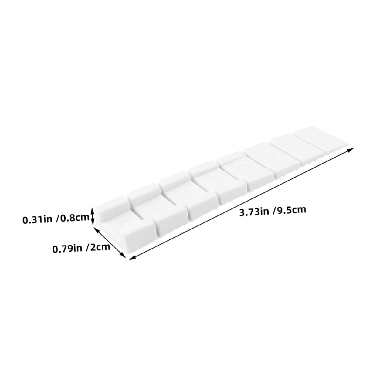 LIFKOME 40pcs Plastic Shims for Furniture Leveling Adjustable Legs for Cabinets Tables Chairs Home Use Soft Pads