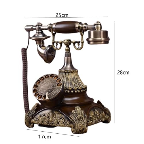 Téléphone fixe à l'ancienne rétro le cadeau idéal à cadran - 5
