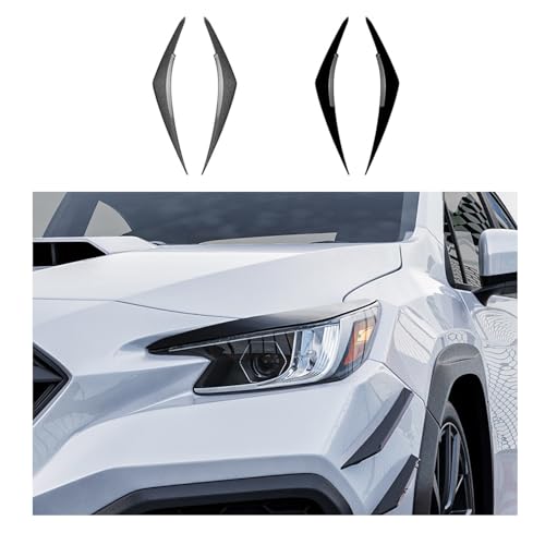 BlissBalance スバル WRX S4 VBH ヘッドライト ガーニッシュ ステッカー カスパーツ ヘッドライトカバー アクセサリー カスタム 外装 パーツ ABS素材 2pcs 2021年-現行(カーボン調)