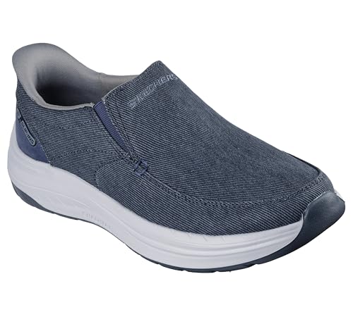 Skechers Slip-Ins 205356 Decklan Gulliver Navy Men's Trainers in Blue Fabric