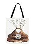 Heavy Duty-Durable: Hergestellt aus Baumwoll-Canvas oder Leinen, waschbar, langlebig, ohne lange Fadenenden, tragen Sie Ihre schweren Lebensmittel oder Lehrbücher. Diese Taschen lassen sich leicht komprimieren und passen überall hin, von Handschuhfächern bis zu Geldbörsen .