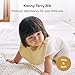 Konny Baby Bibs Terry Towel 3-Pack Set, Soft and Absorbent Cotton Feeding Drooling Infant Toddler Boys and Girls (Cream, Beige, Butter Yellow)