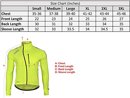 image for Zimco Cycle wear Zimco Pro Men Winter Cycling Jackets High Viz Bicycle