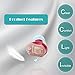 Hearing Aids with Portable Charging Case, Enhanced Hearing Amplifier for Both Ears, Noise Reduction, Rechargeable, in-Ear Hearing Devices for Seniors and Adults