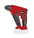 Produktbild Matrix 511010579 CH-LI 20 X-ONE Akkubohrhammer 20 V, Rot/Schwarz
