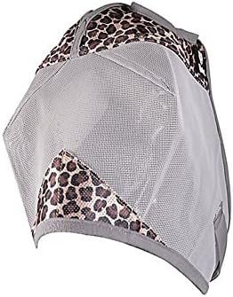 Cashel Crusader Designer Horse Fly Mask, Leopard, Horse