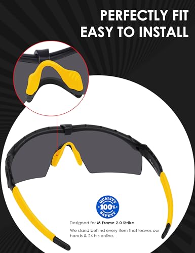 Image of BLAZERBUCK Replacement Earsocks & Nosepieces & Frame Clip for Oakley M Frame 2.0 Strike