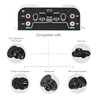 Taramps TS 1200 Watt Amp 4 Channel Amplifier Car Audio, Full Range Crossover Fixed RCA/Wire Input - Multichannel Class D, 2 Ohm Car Amplifier Kit Profesional Installation Recommended — image 8