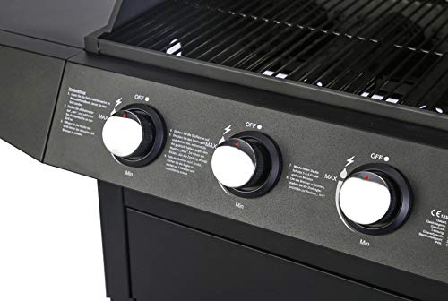 El Fuego Barbecue gasbarbecue met 3 branders BBQ - Afbeelding 6