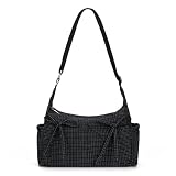 CATSEA Plaid Bow Crossbody