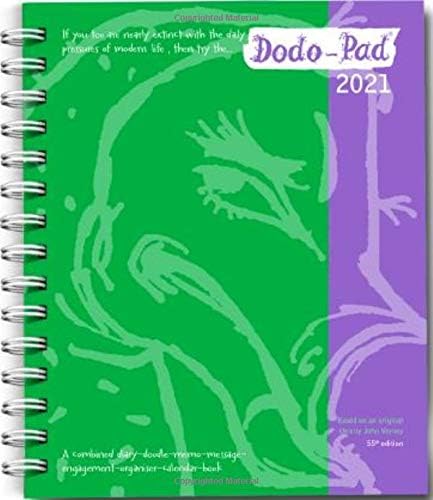 Dodo Pad Mini / Pocket Diary 2021 - Week to View Calendar Year: A Portable Diary-Doodle-Memo-Message-Engagement-Organiser-Calendar-Book with room for up to 5 people's appointments/activities