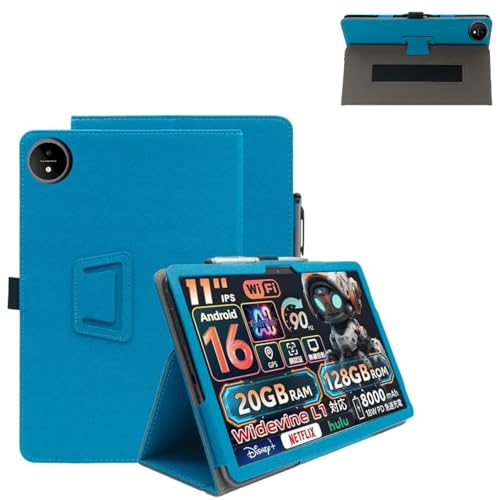 For Rebecco M70-G/Naktoce M70 �P�[�X �yVaele �z11�C���` �^�u���b�g �P�[�X 360°�S�ʕی� ��܂�X�^���h�����p���� �y���z���_�[�t�� �㎿PU���U�[ �L�Y�h�~ �y�� �S�ʕی�Rebecco M70-G/Nakt