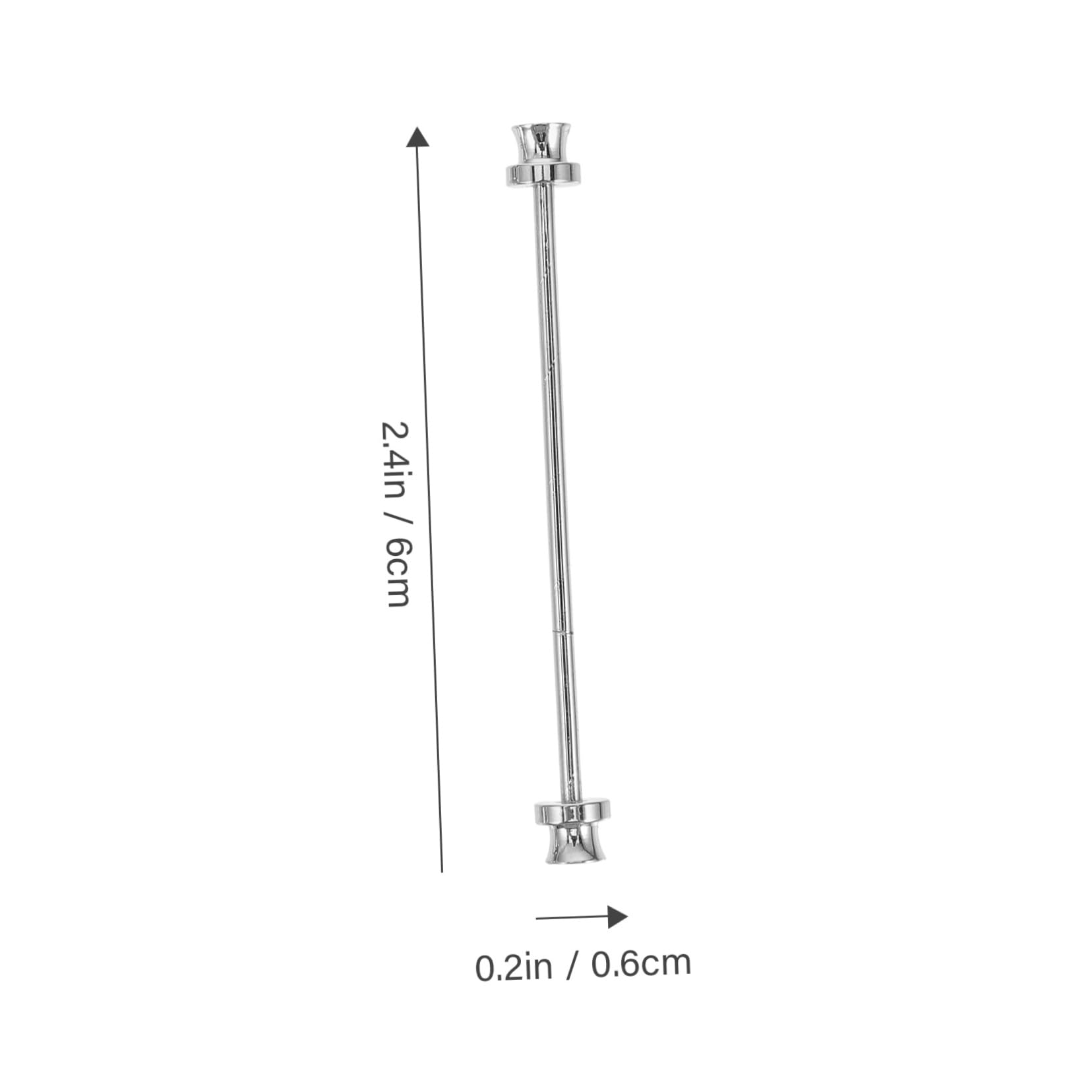 BESPORTBLE Collar Pins for Men Alloy Lapel Bars Tie Pins Clasp Easy to Wear for Formal Dress