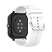 Produktbild Zawinmay Armband Kompatibel mit Amazfit GTS, 20mm Quick Release Weiches Silikon-Ersatzband für Amazfit GTS 2 / Amazfit GTS/Amazfit Bip/Amazfit Bip Lite/Amazfit GTR 42mm (weiß)