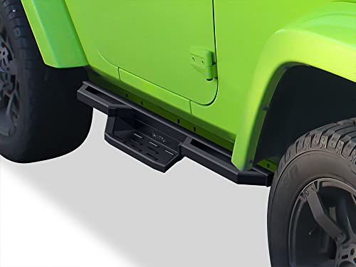 Estribos Laterales de Acero Inoxidable APS para Jeep Wrangler JK miniatura 1