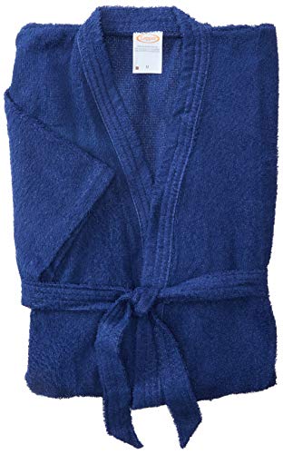 Roupão Felpudo Lepper Malibú Marinho Médio Pacote de 1 Algodão Tradicional