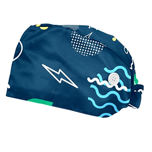 Chapeaux bouffants JDEZ anti-transpiration et ajustables pour hommes et femmes