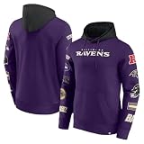 Fanatics Baltimore Ravens NFL - Sudadera con capucha y estampado de manga - XXL