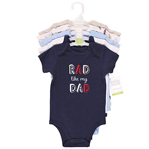 Image of Hudson Baby Unisex Baby Cotton Bodysuits 5-pack