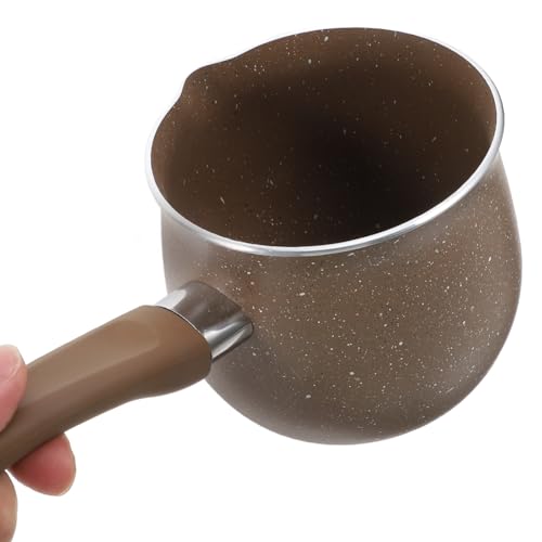 Olla para cocinar leche sin derrames con mango antideslizante seguro 4