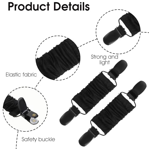Image of JIEYAO 2Pcs Dress Clips Back Cinch,Sweater Clip for Women Waist Cincher Clip Retro Cardigan Collar Clips for Tightening Cloth