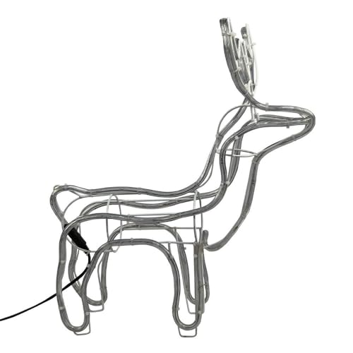 Rena Macho de LED Média 110V: Iluminação Natalina com Elegância