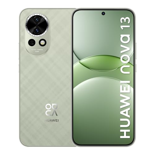 HUAWEI Nova 13 Celular 12+256G, Cámara Selfie Ultra Gran Angular de 60 MP, Mejor Expresión con IA, 100W Supercharge Turbo, Gran Batería de...