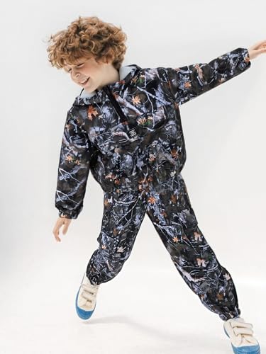 Image of Azmxynol Boys Clothes Kids Little Boy Color Block Half Zip Hoodie & Jogger Pants 2 Piece Outfit Set,4-12 Years