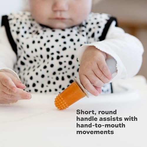 ezpz Tiny Pops (Pewter) - 4 Months+ - Popsicle Mold Set with Two Wands for Infants - Baby-Led Weaning + Teething Essentials by ezpz - Image 6