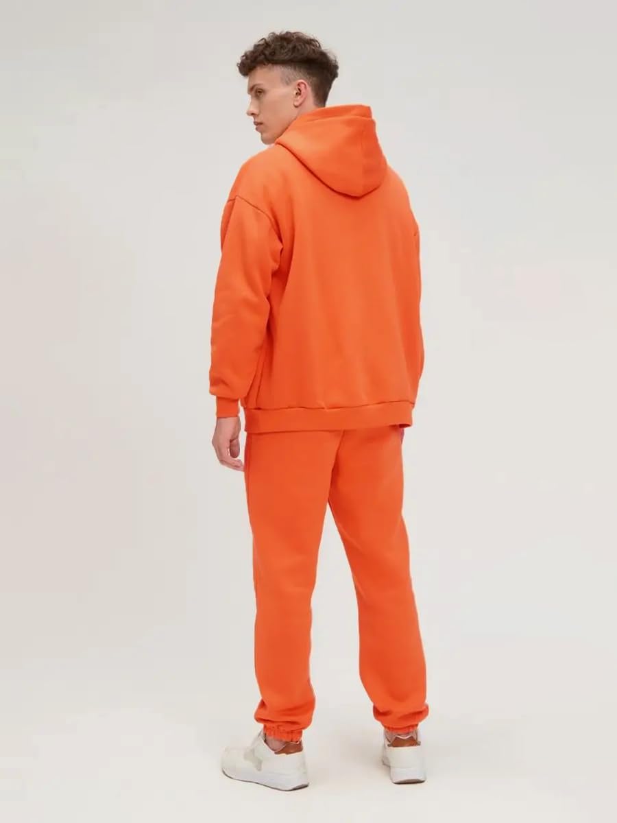 Zukela Sweat Suits For Men Tracksuit 2 Piece Fleece Hoodie Sweatpants Set